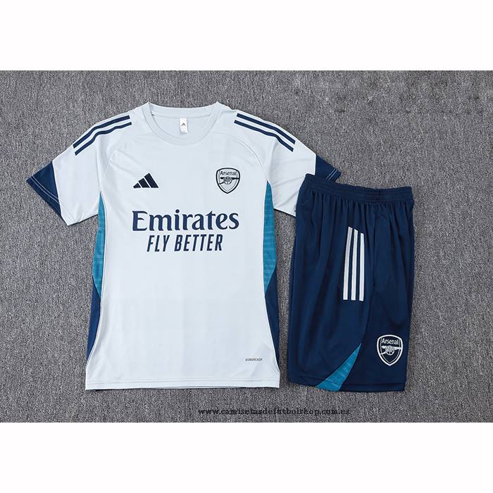 Chandal del Arsenal 25-26 Manga Corta Gris - Pantalon Corto